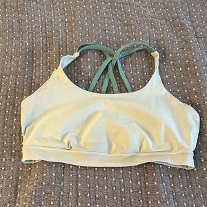 LULULEMON Energy Sports Bra, Misty Mint/Aqua Mint, Size 12